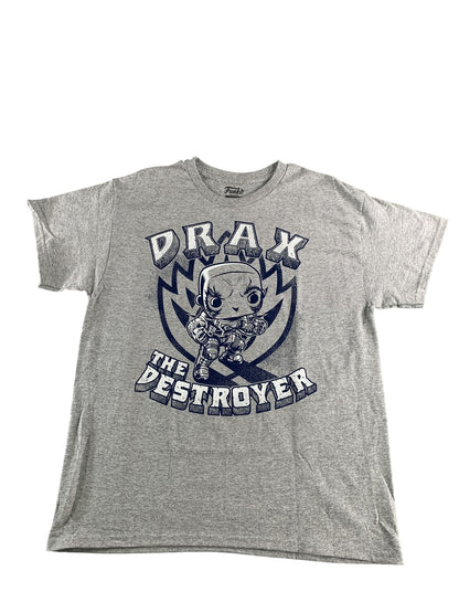 Funko Shirt Mens Large Gray Marvel Guardians of the Galaxy Drax The Destroyer