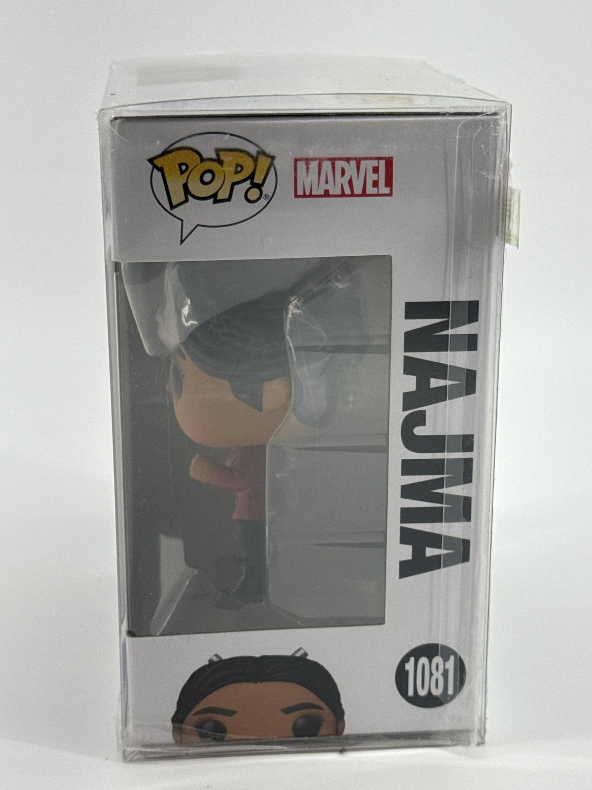Funko Pop Najma 1081 Ms Marvel Bobblehead Vinyl Figure With Protector Multicolor