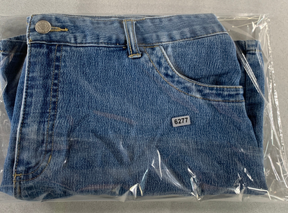Cherokee Blue Jean Shorts Womens 12 Stretch Denim Mid Rise 5 Pocket Casual Class