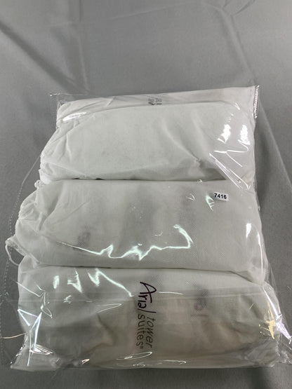 Aria Tower Suites Slippers One Size White Hotel Spa Open Toe Apparel Clothing