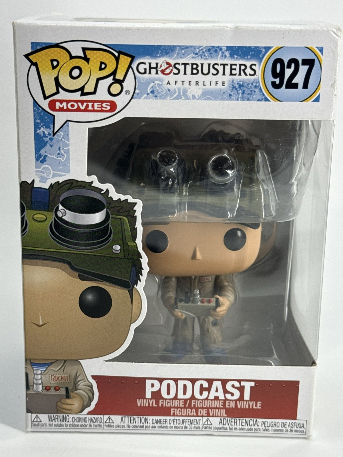Funko Pop Podcast 927 Ghostbusters Afterlife Figure w Box 2020 Displayed Movie