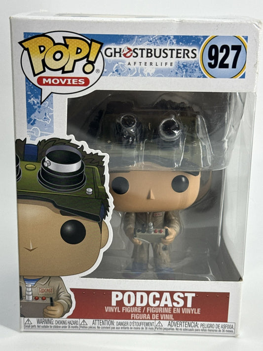 Funko Pop Podcast 927 Ghostbusters Afterlife Figure w Box 2020 Displayed Movie