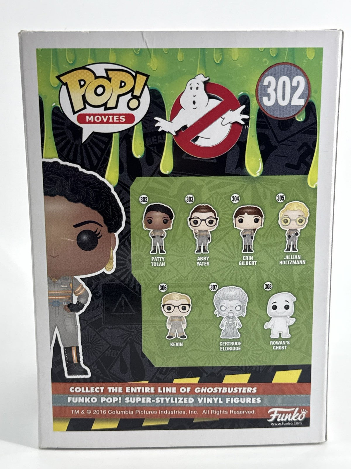 Funko Pop Patty Tolan 302 Ghostbusters 2016 Vinyl Figure Displayed Pre-Owned