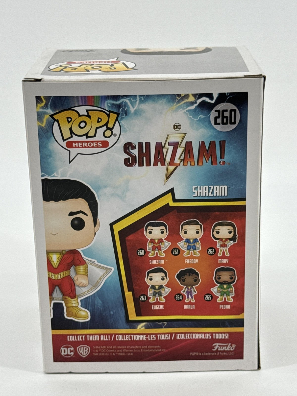 Funko Pop Heroes Shazam! #260 Vinyl Figure DC Comics Movie 3257 Red Suit Common