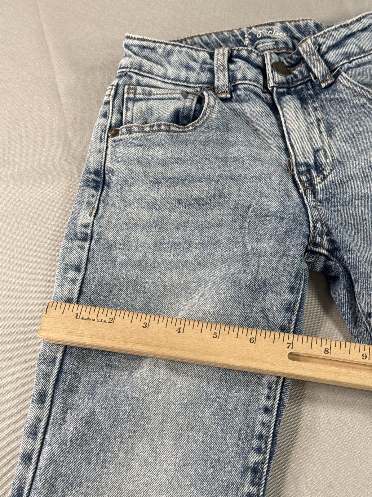 Art Class Relaxed Fit Jeans Girls 7 Blue Algodón Spandex Denim Wear Slim HOT