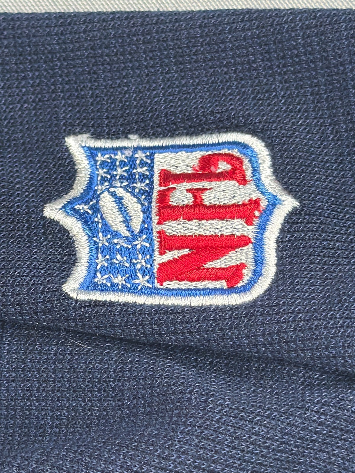 Dallas Cowboys Reebok NFL Polo Shirt Men Large Navy Blue White Star Embroidered