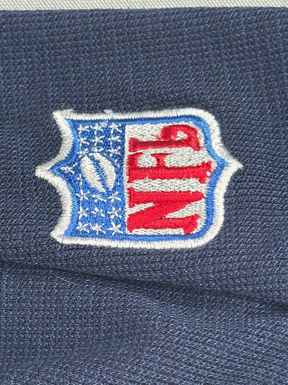 Dallas Cowboys Reebok NFL Polo Shirt Men Large Navy Blue White Star Embroidered