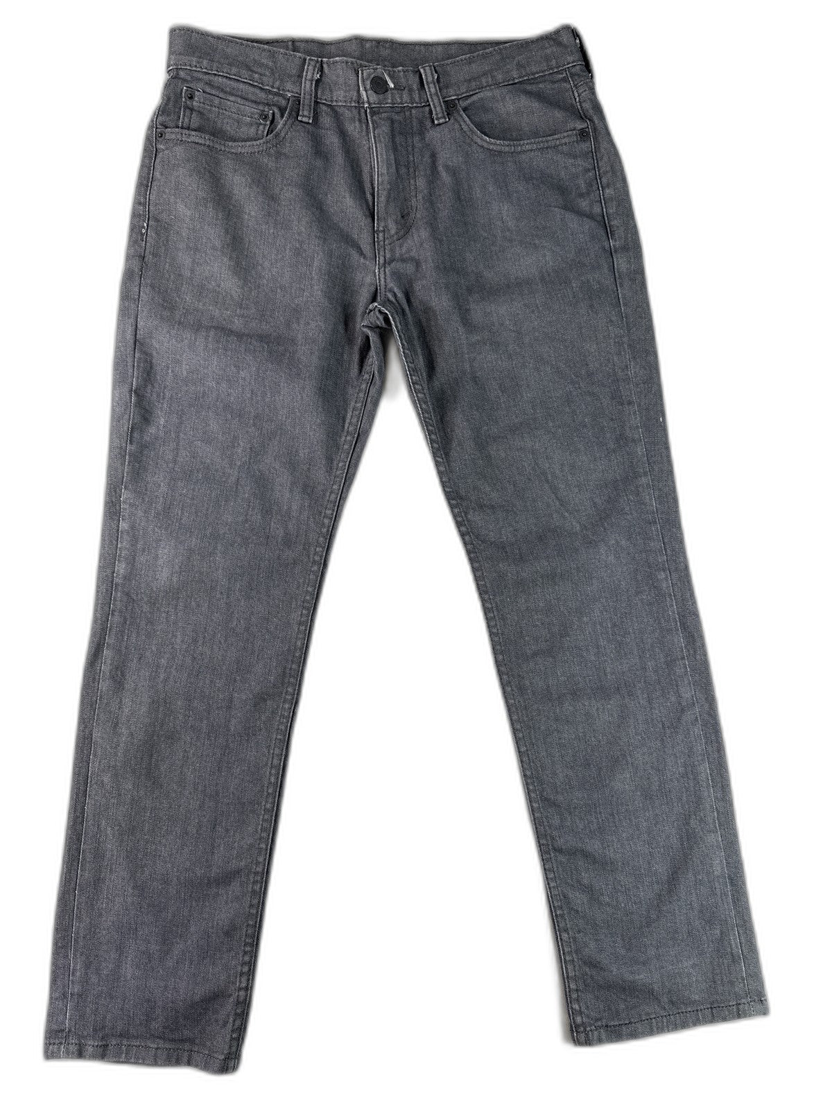 Levi's 511 Straight Leg Jeans 33 x 30 33x30 Gray Cotton Fit Denim Pants Made in