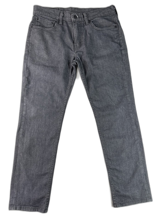 Levi's 511 Straight Leg Jeans 33 x 30 33x30 Gray Cotton Fit Denim Pants Made in