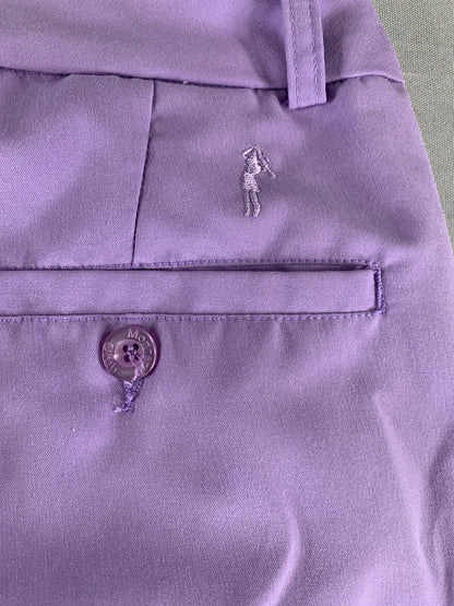 Monterey Club Violet Golf Shorts Women 12 Stretch Bermuda Flat Front Lightweight