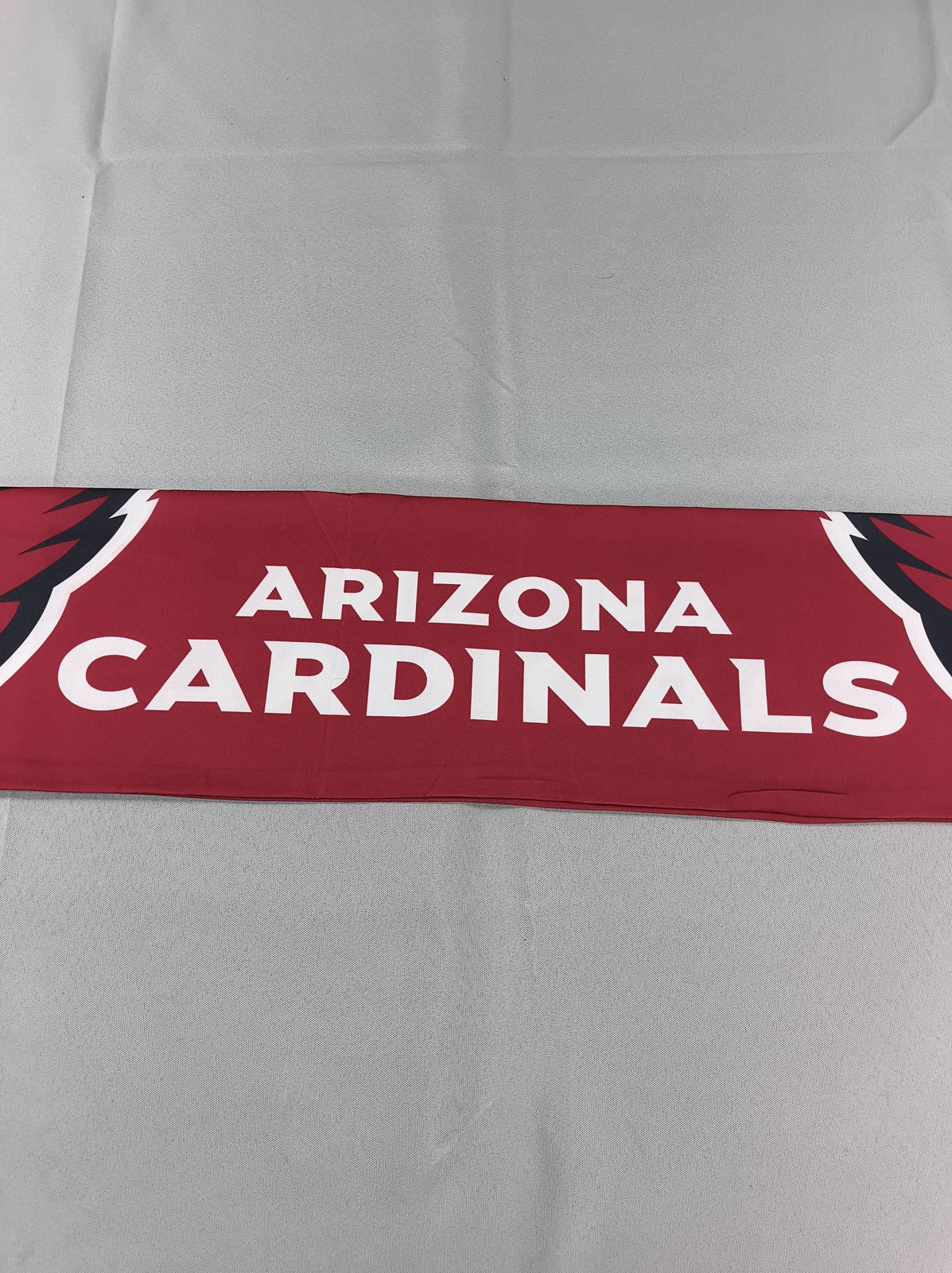 Arizona Cardinals Scarf Mens One Size Red Black NFL Football Fan Fringe Stadium