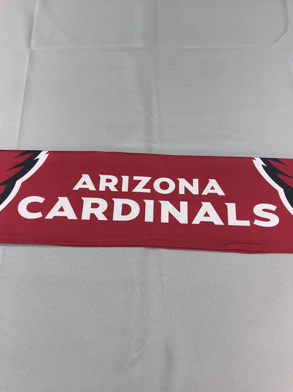 Arizona Cardinals Scarf Mens One Size Red Black NFL Football Fan Fringe Stadium