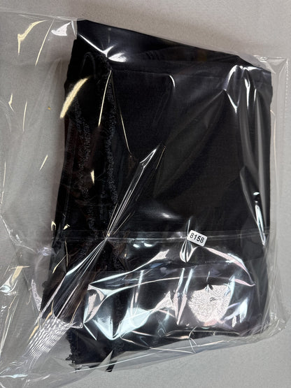 Old Navy High Rise Wide Leg Jeans Womens 20 Black Denim Cropped Stretch Frayed