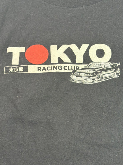 Tokyo Racing Club JDM Bowery Supply Co Black Japan Hashiriya Graphic Tee Med