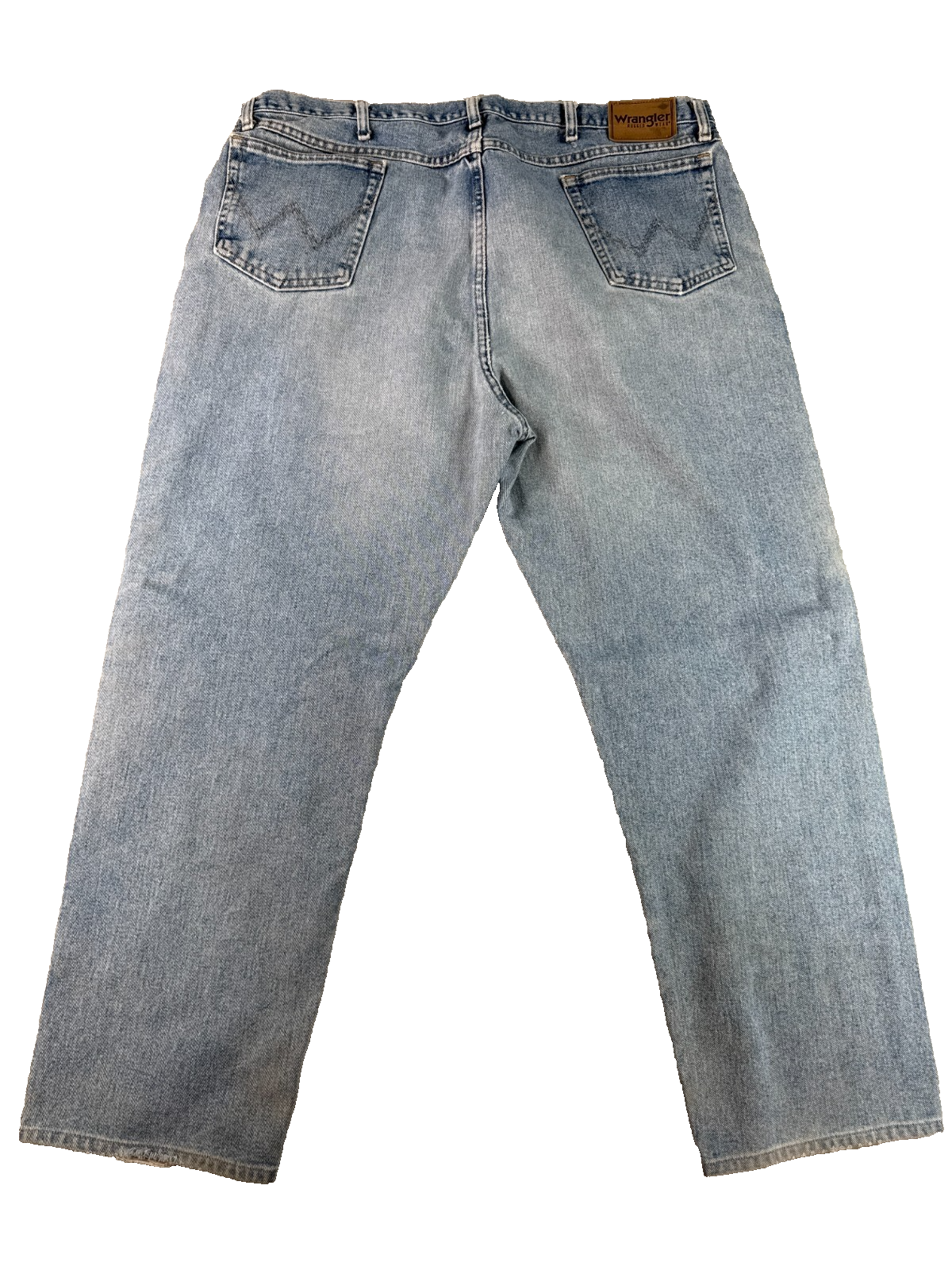 Wrangler 35001AI Jeans Men’s 44x32 Light Wash Relaxed Fit Denim Pants
