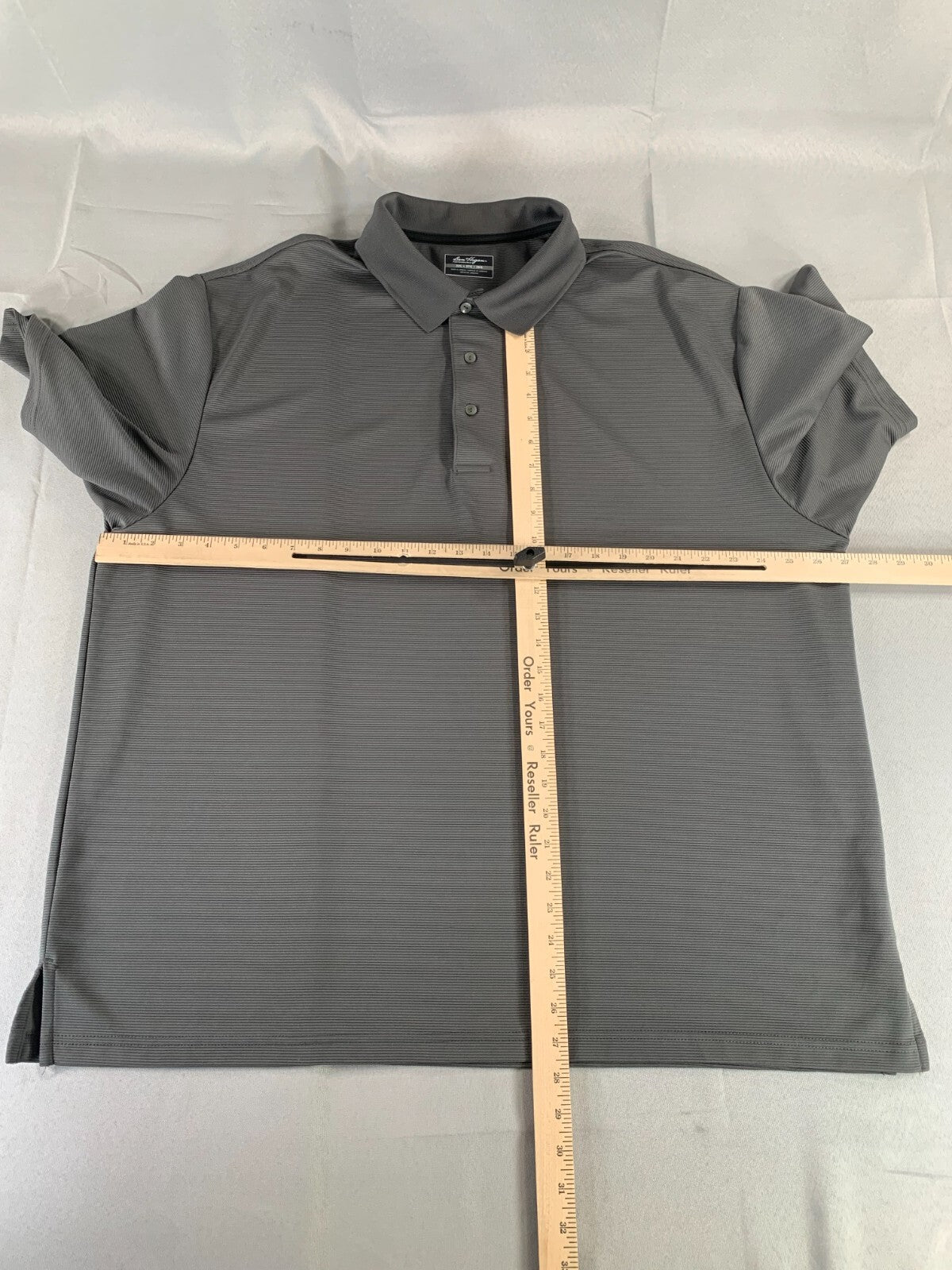 Ben Hogan Performance 3XL Gray Golf Polo Shirt Moisture Wicking Stretch Mens