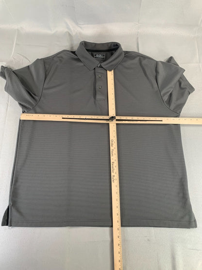 Ben Hogan Performance 3XL Gray Golf Polo Shirt Moisture Wicking Stretch Mens