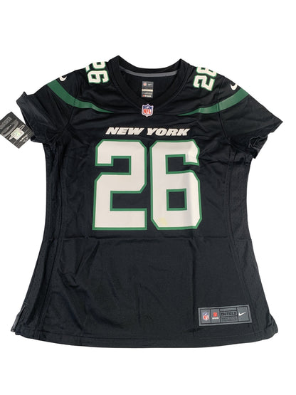 New York Jets Jersey Womens Large NFL Football LeVeon Bell 26 Nike On Field