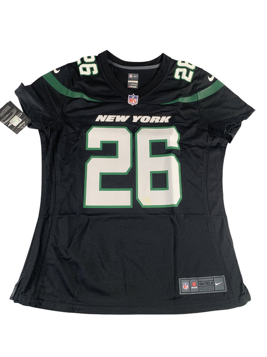 New York Jets Jersey Womens Large NFL Football LeVeon Bell 26 Nike On Field