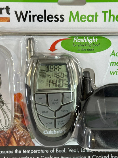 Cuisinart CSG-700 Wireless Meat Thermometer Probe Grill BBQ Timer Flashlight NEW
