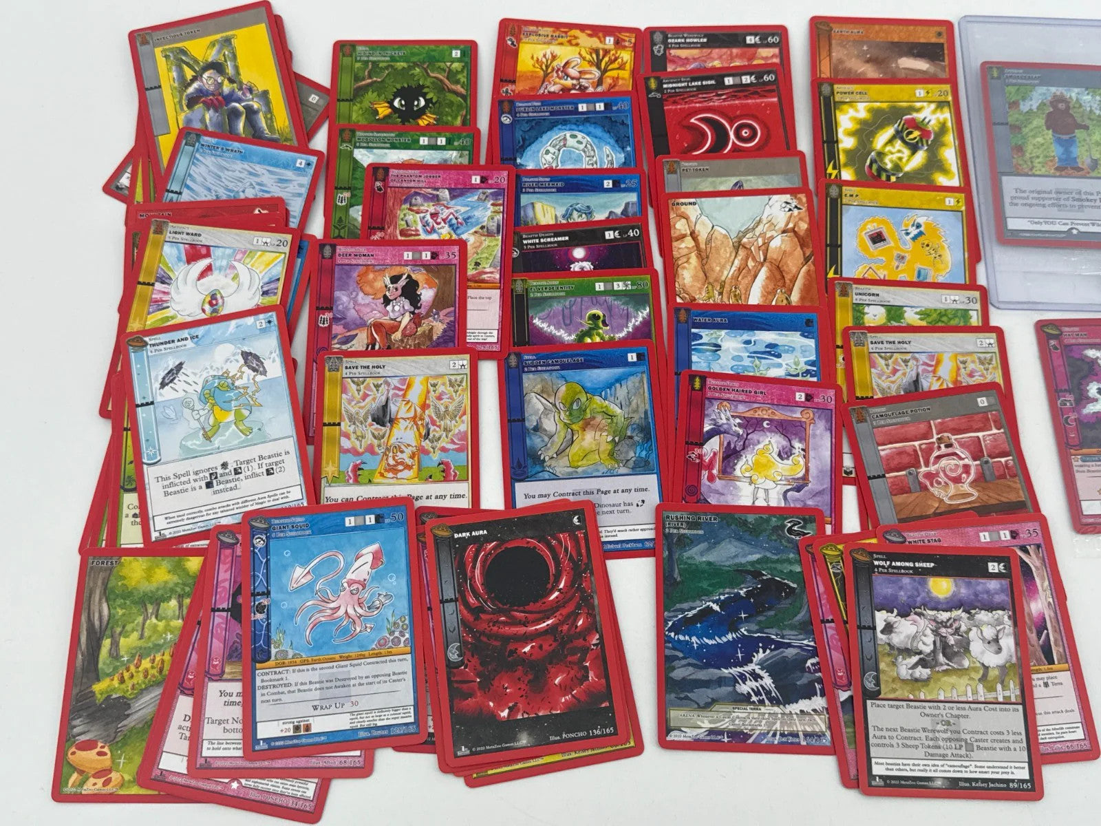 50x 2025 Metazoo Trading Card Game Lot Basic Holo RH Rare Holographic TCG Hasbro