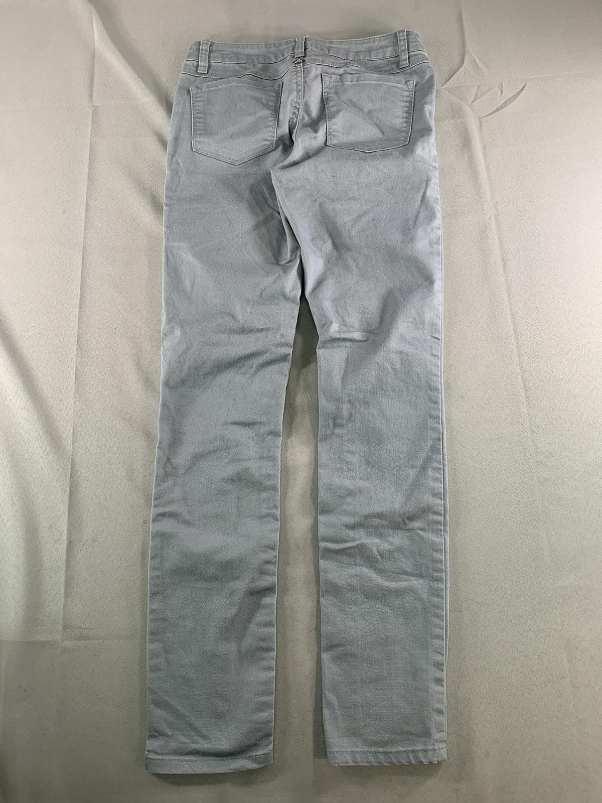PrAna Jeans Womens 2/26 Gray Straight Leg Denim Regular Inseam Casual Pants on