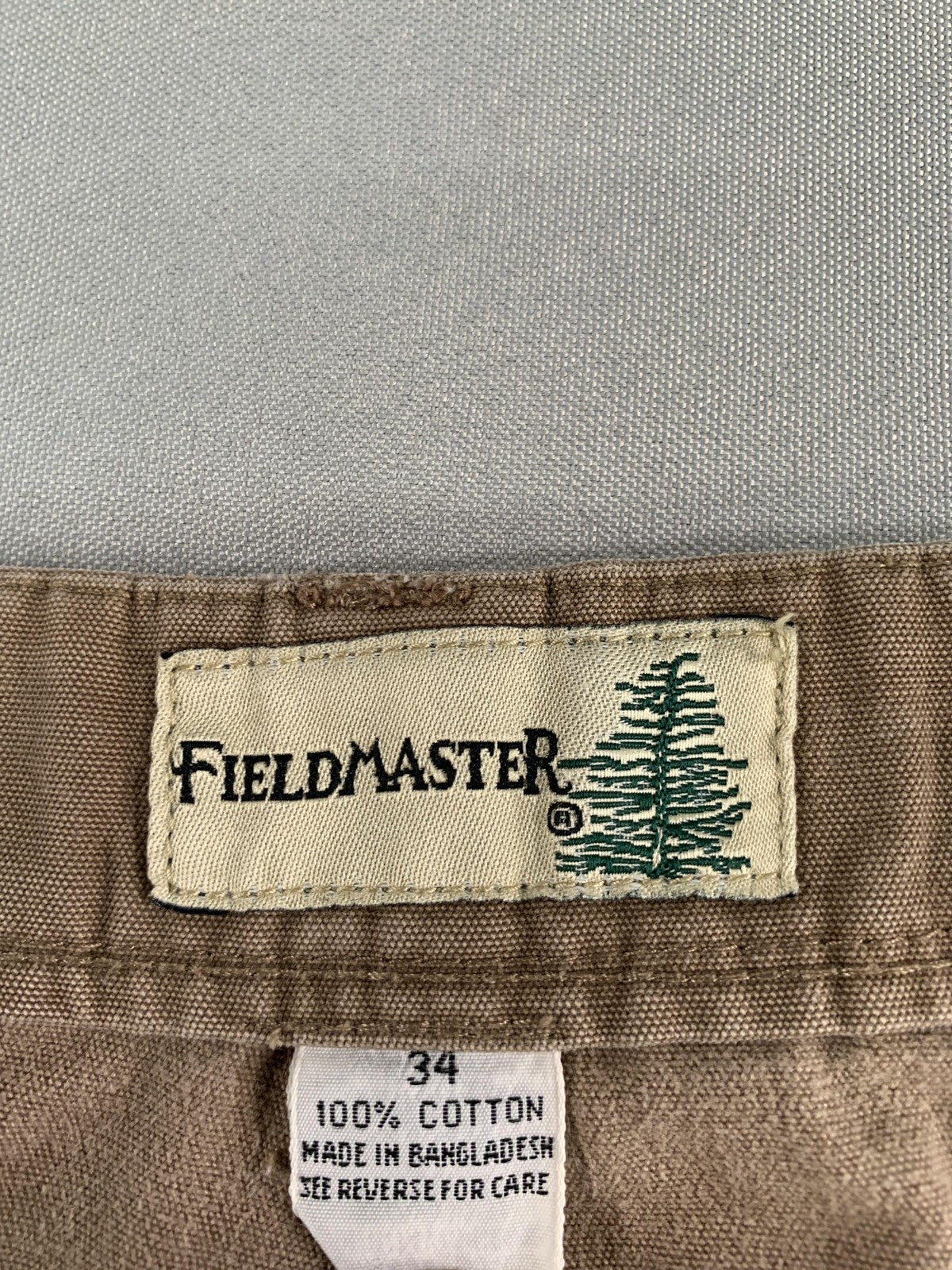Fieldmaster Cargo Shorts Mens 34 Classic Outdoor Utility Pockets Rugged Durable
