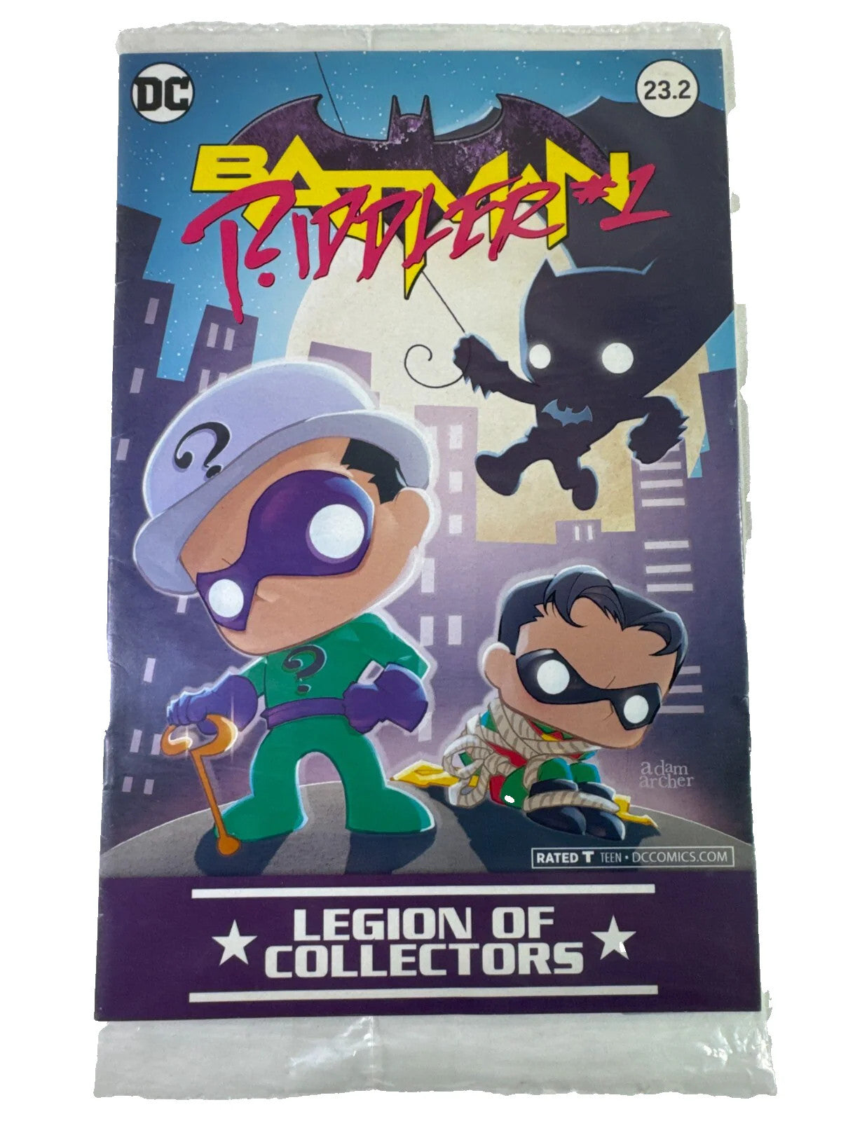 Batman 23.2 Riddler #1 DC Funko Variant Legion of Collectors NM Bagged Robin Cov