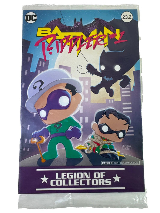 Batman 23.2 Riddler #1 DC Funko Variant Legion of Collectors NM Bagged Robin Cov