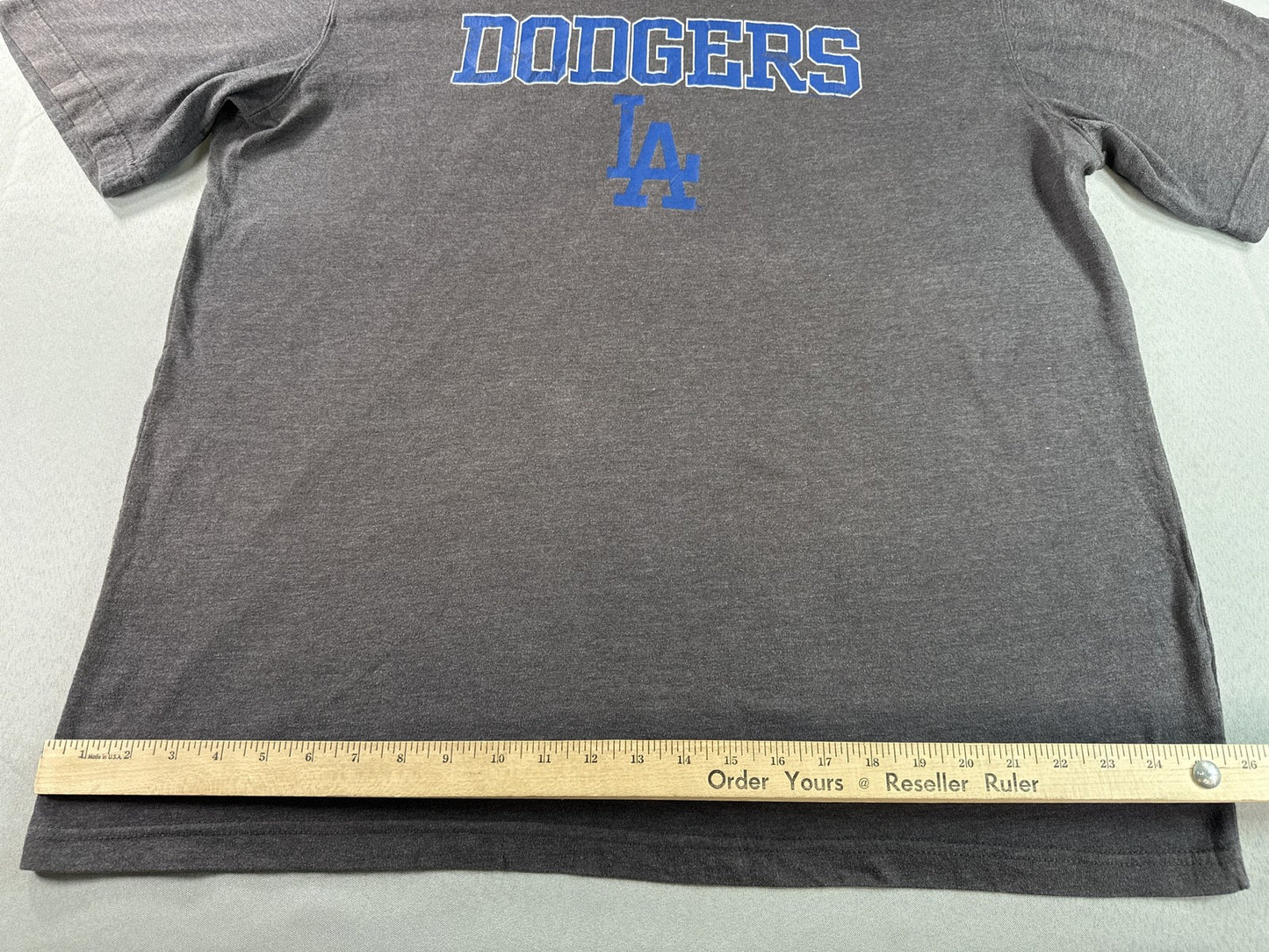 Unbranded Los Angeles Dodgers Graphic Tee XL Short Sleeve Crewneck Gray cotton