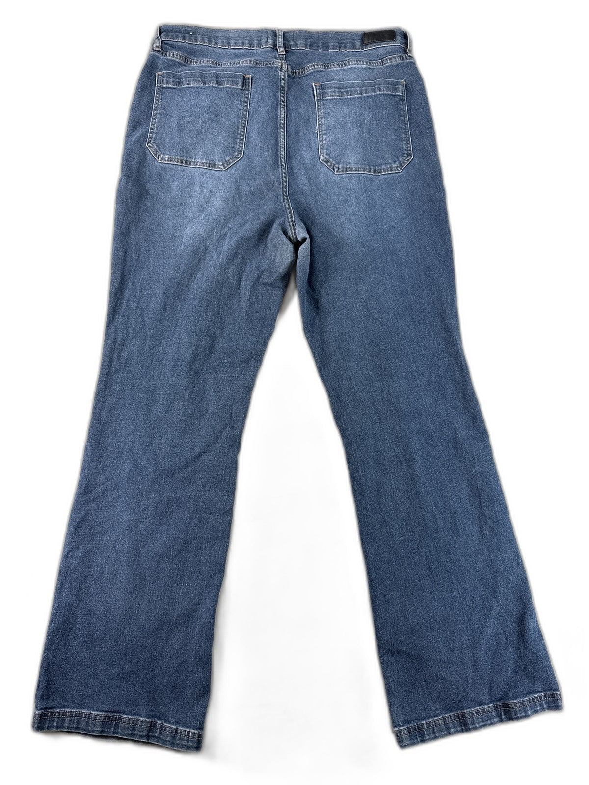 Nicole Miller York SOHO High Rise Slim Ankle Jeans 14 Blue Stretch Denim