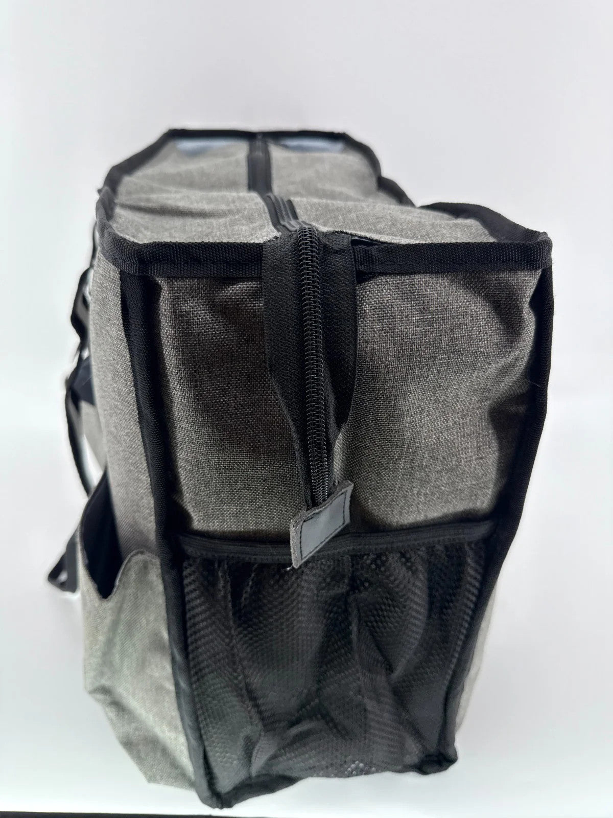 Trunab Gray Teacher Tote Bag Large Utility Work Organizer Pockets Shoulder Strap