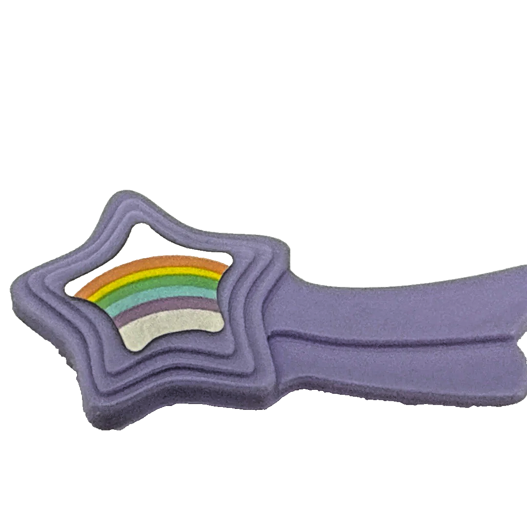 Star Rainbow Brush My Little Pony G1 Vintage 1980s Hasbro Shooting Star MLP NWT