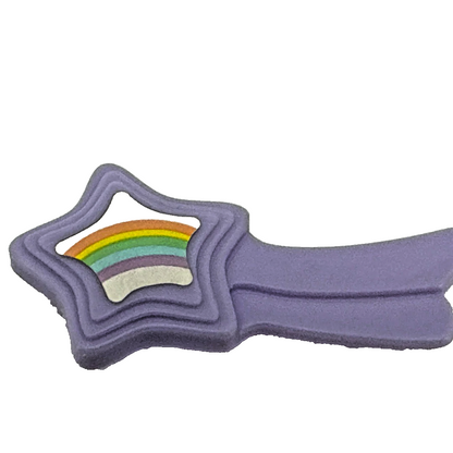 Star Rainbow Brush My Little Pony G1 Vintage 1980s Hasbro Shooting Star MLP NWT