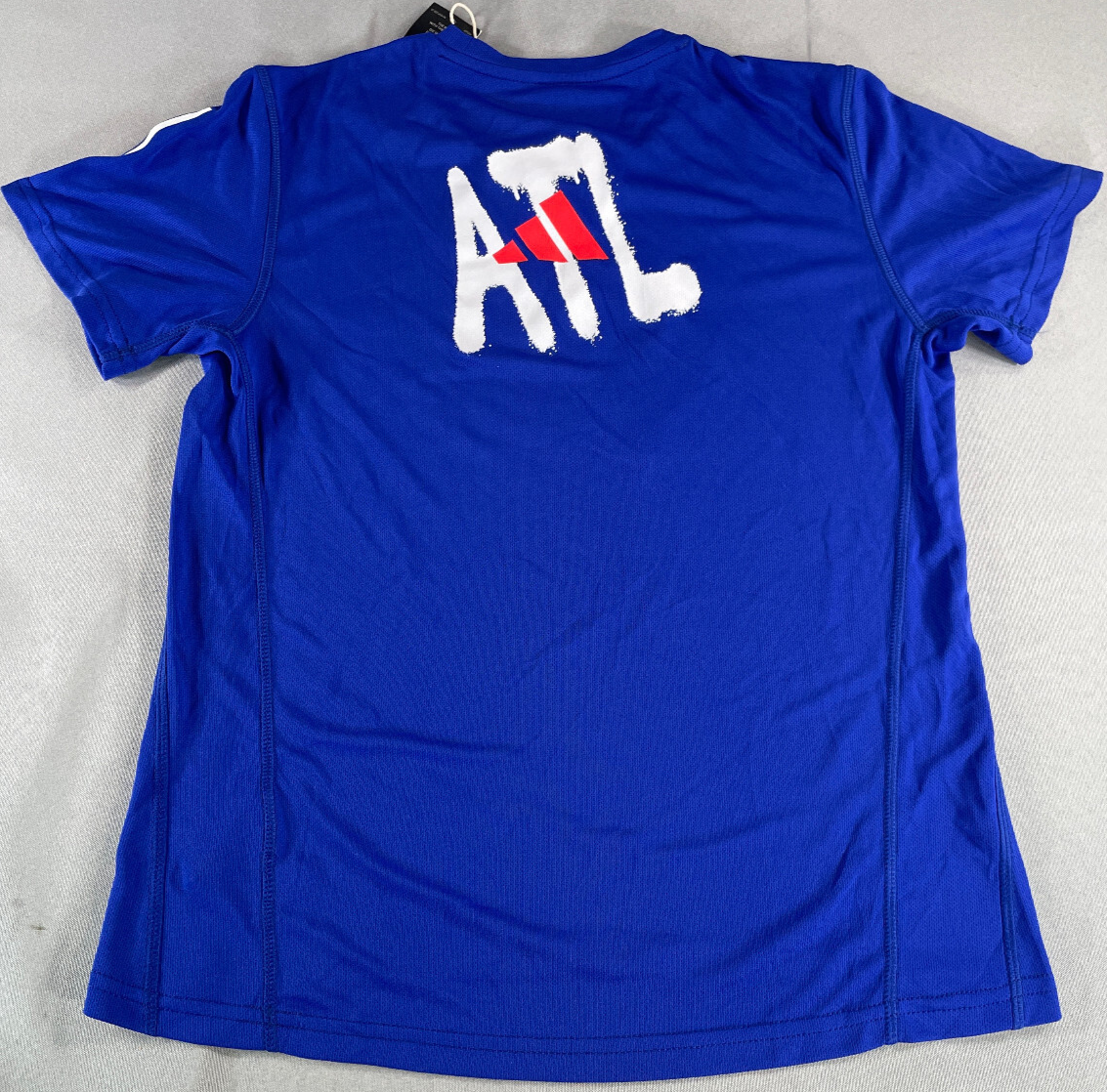 Adidas Peachtree Road Race 2023 Blue ATL Shirt L Aeroready Atlanta Event Tee