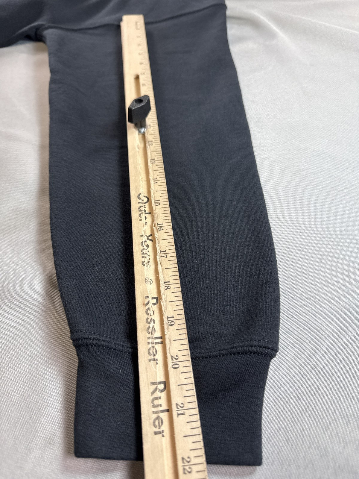 Gildan Heavy Blend Full Zip Hoodie Unisex Black Fleece Regular Fit Long Sleeve L