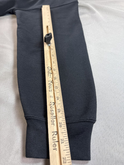 Gildan Heavy Blend Full Zip Hoodie Unisex Black Fleece Regular Fit Long Sleeve L