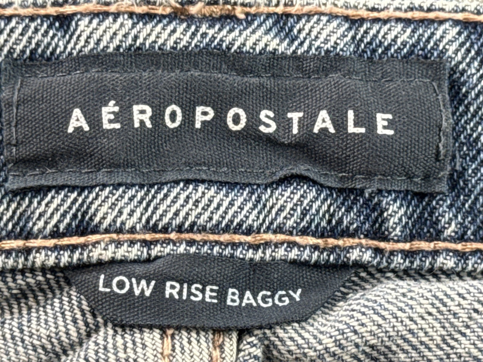 Aéropostale 90s High Rise Straight Leg Jeans 10 REG Womens REG Blue Denim Faded