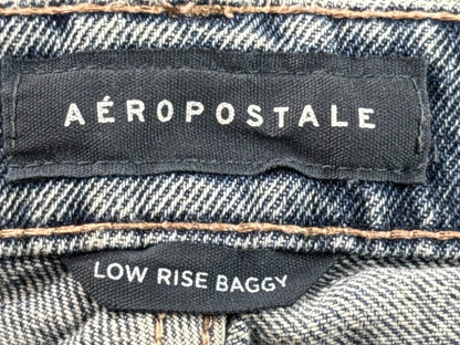 Aéropostale 90s High Rise Straight Leg Jeans 10 REG Womens REG Blue Denim Faded