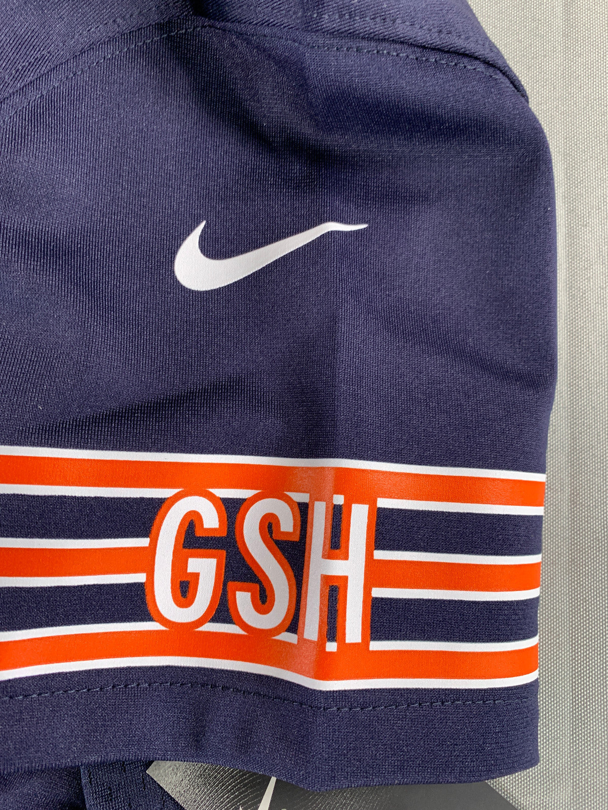 Nike Bears Trubisky Jersey Small NFL On Field #10 100 GSH Navy Blue Orange NWT