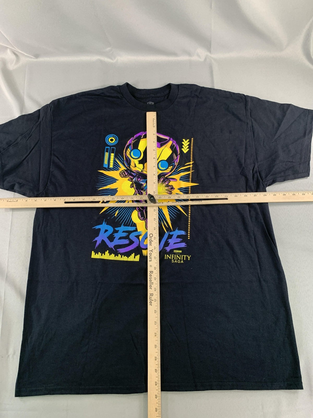 Marvel Shirt Mens 2XL Black Rescue The Infinity Saga Funko Pop Graphic Crewneck