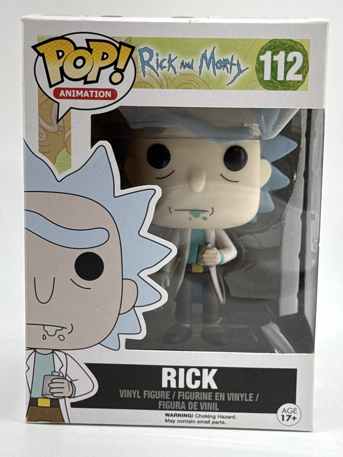 Funko Pop Figure Animation Rick Morty #112 Vinyl Collectible Multicolor Graphic