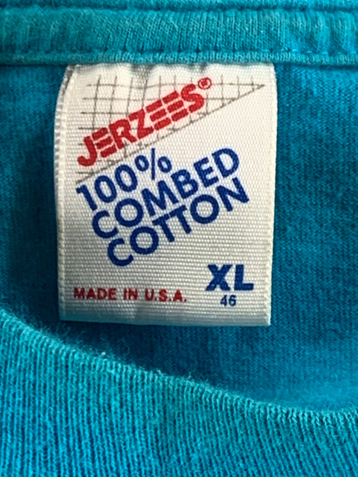 VTG Jerzees LAX ONT VNY PMD LA Dept of Airports Blue T-Shirt XL USA Made Cotton