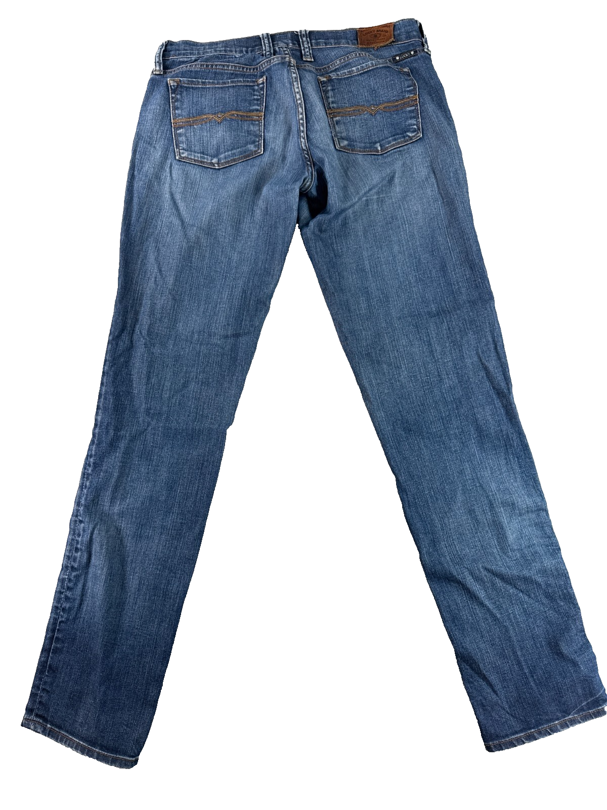 Lucky Brand Charlie Skinny Jeans 8/29 Regular Womens Blue Denim Medium Wash Pant