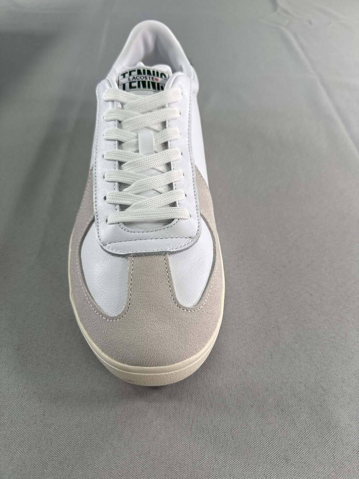 Lacoste Baseshot Pro 125 Shoes Mens Size 12 White Leather Sneakers 749SMA0063