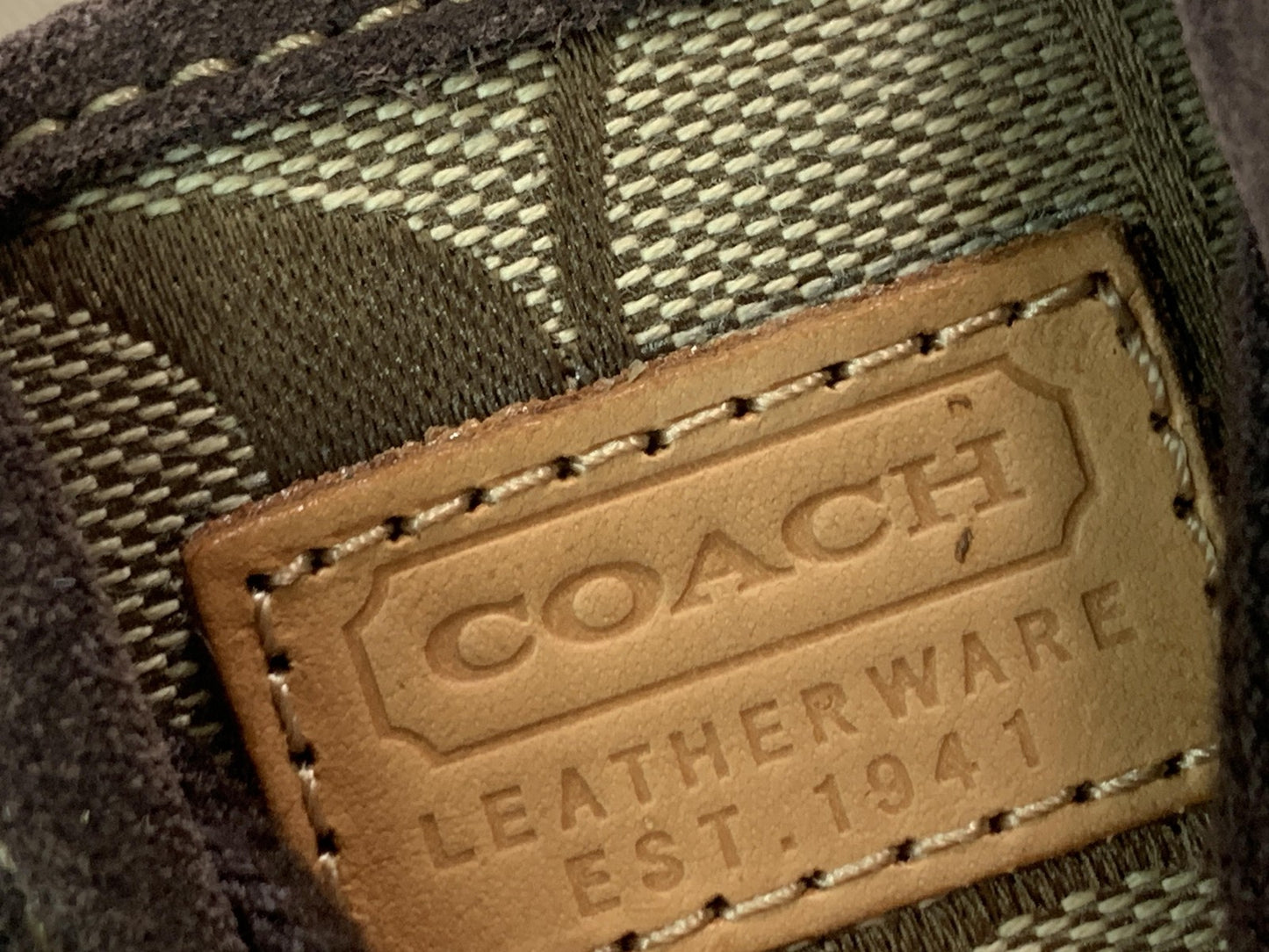 Coach Shoes Womens Size 8 Brown Signature Canvas Brad Lace Up Sneakers Unbranded