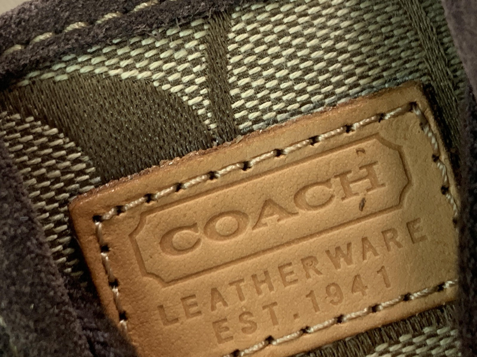 Coach Shoes Womens Size 8 Brown Signature Canvas Brad Lace Up Sneakers Unbranded