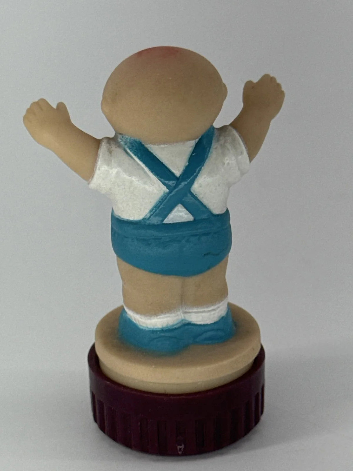 1984 Cabbage Patch Kids PVC Figurine Baseball Boy w/ Bat &amp; Baby Lot Apparel