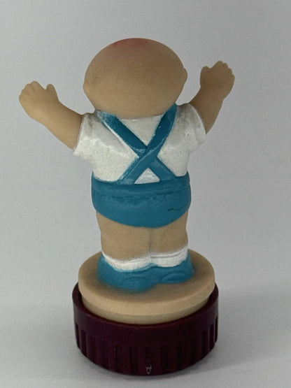 1984 Cabbage Patch Kids PVC Figurine Baseball Boy w/ Bat &amp; Baby Lot Apparel