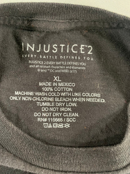 Injustice 2 T-Shirt XL Black DC Comics Loot Crate Exclusive Batman Superman Game